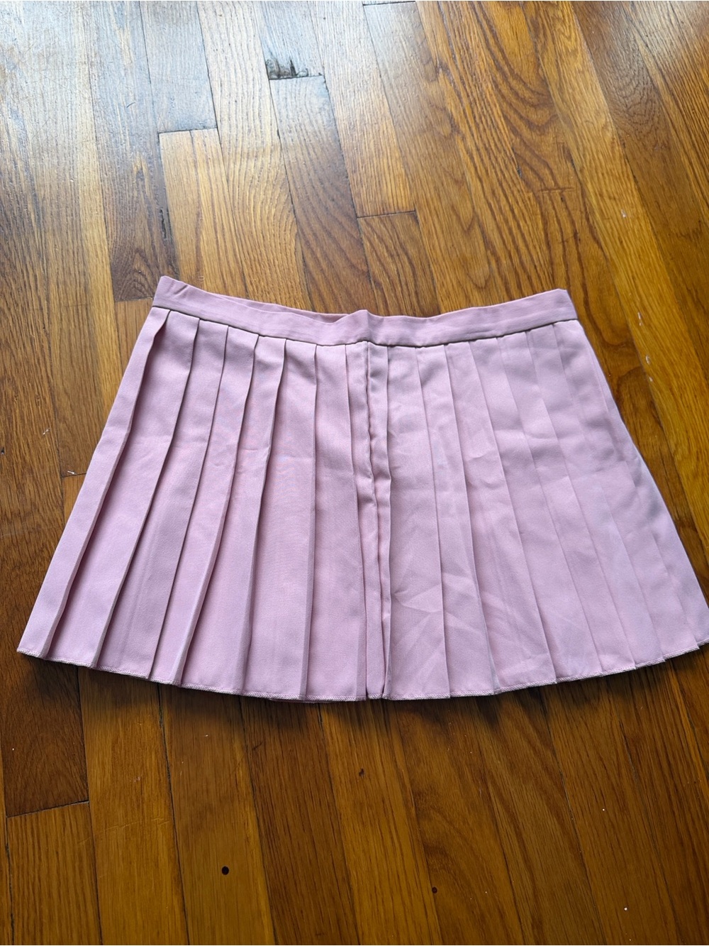 SHEIN Pleated Mini Skirt in Dusty Pink